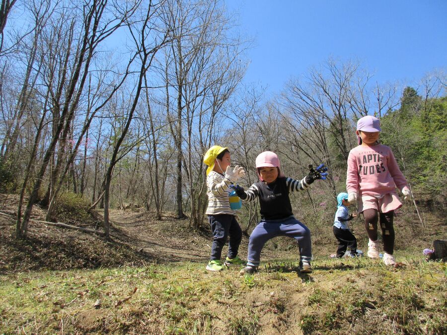 登ったり、下ったり元気いっぱい