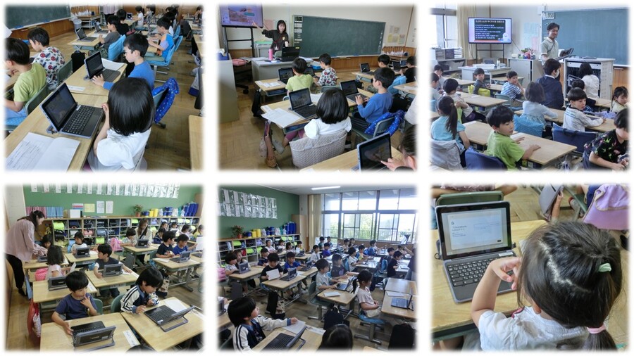 タブレット開きの様子
