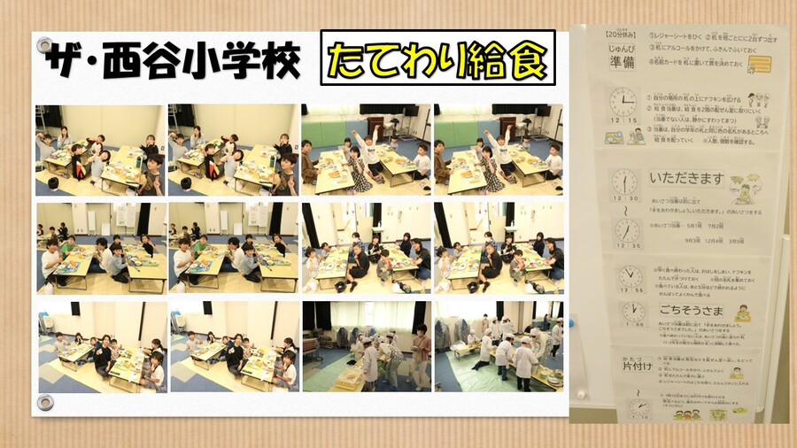 ザ　西谷小学校　たてわり給食