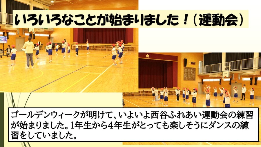 いろいろなことが始まりました。