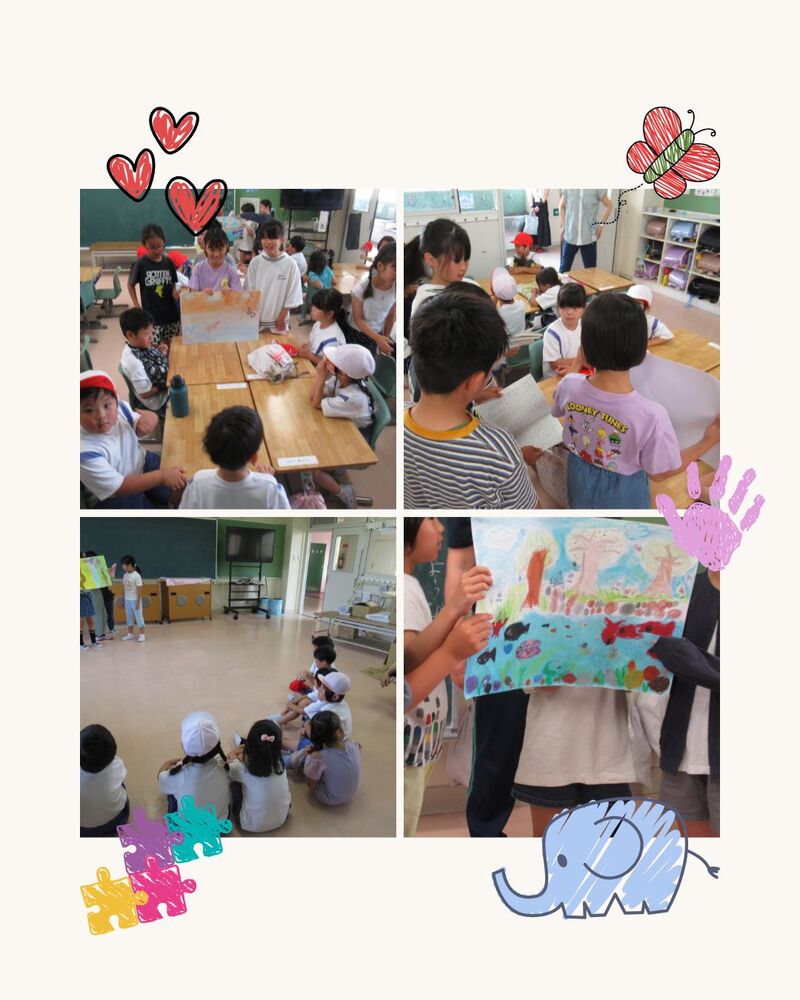 3年生から1年生への読み聞かせ