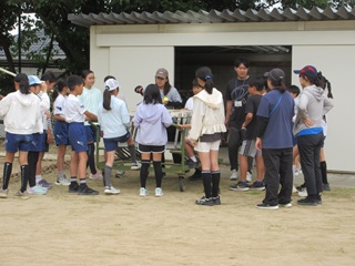 運動会準備
