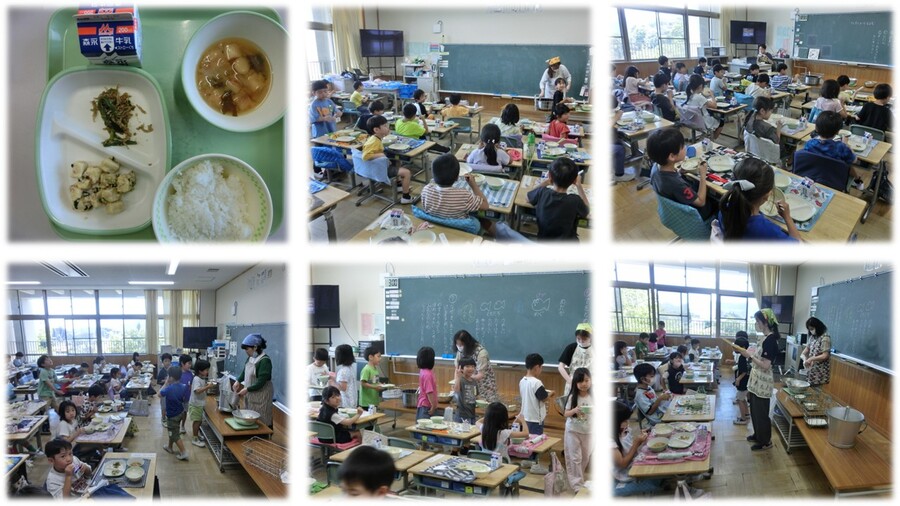 給食の様子