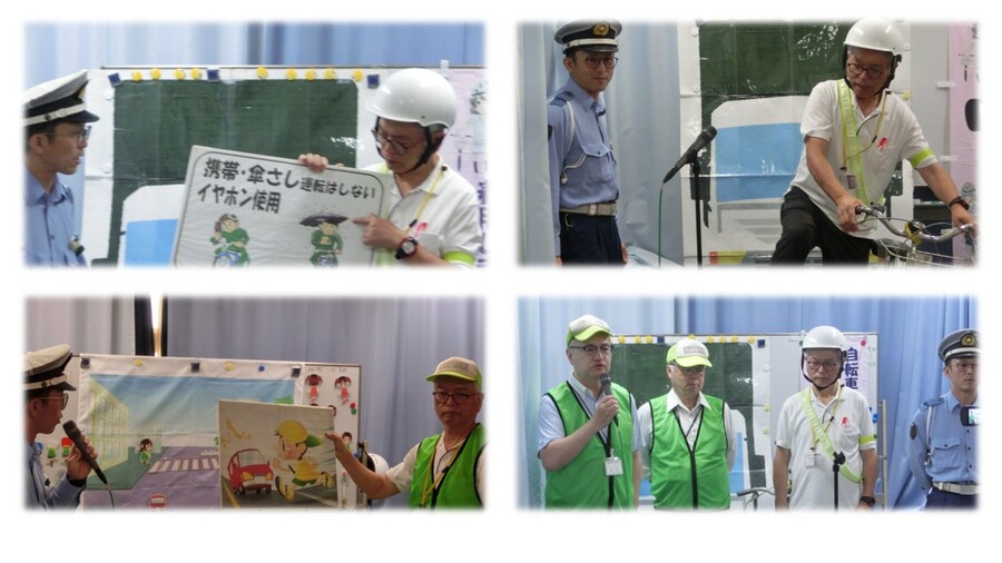 交通安全教室の様子