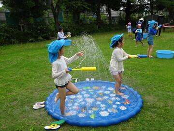 水遊び