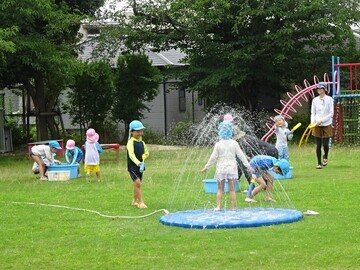 水遊び