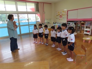 うたって遊ぼうに参加している子どもたちの写真
