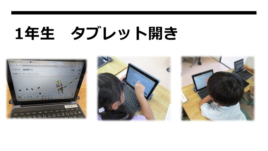 タブレット開き