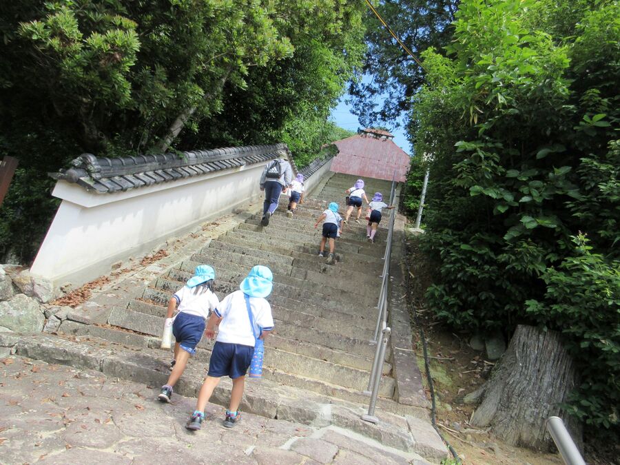 階段も頑張りました！