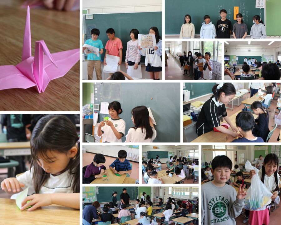 「折り鶴集会」の様子