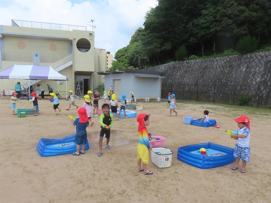 水遊び