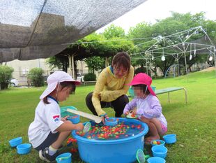 水遊び