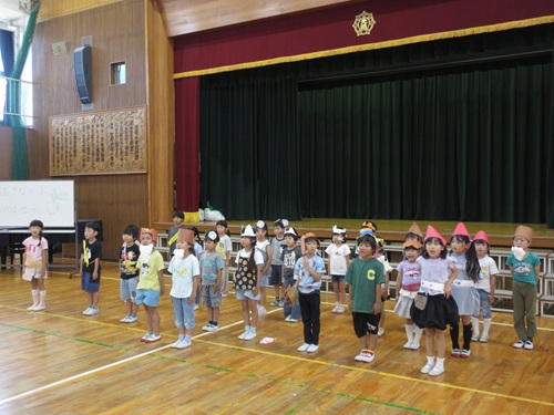 発表前の1年生