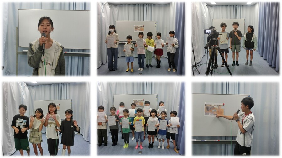 全校朝の会の様子