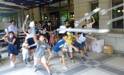 バルーンロケットを作って飛ばそう！